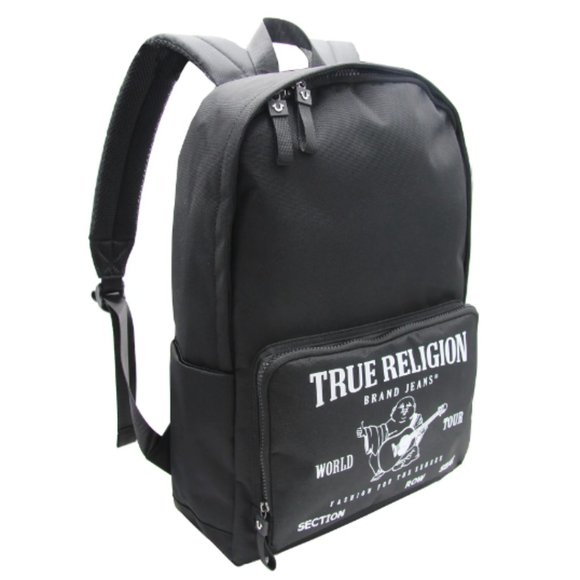 True Religion Bags True Religion Damon Logo Zip Backpack World Tour Graphic Logo Tr2196